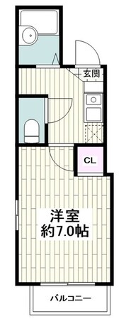 イーストブルー上星川の物件間取画像